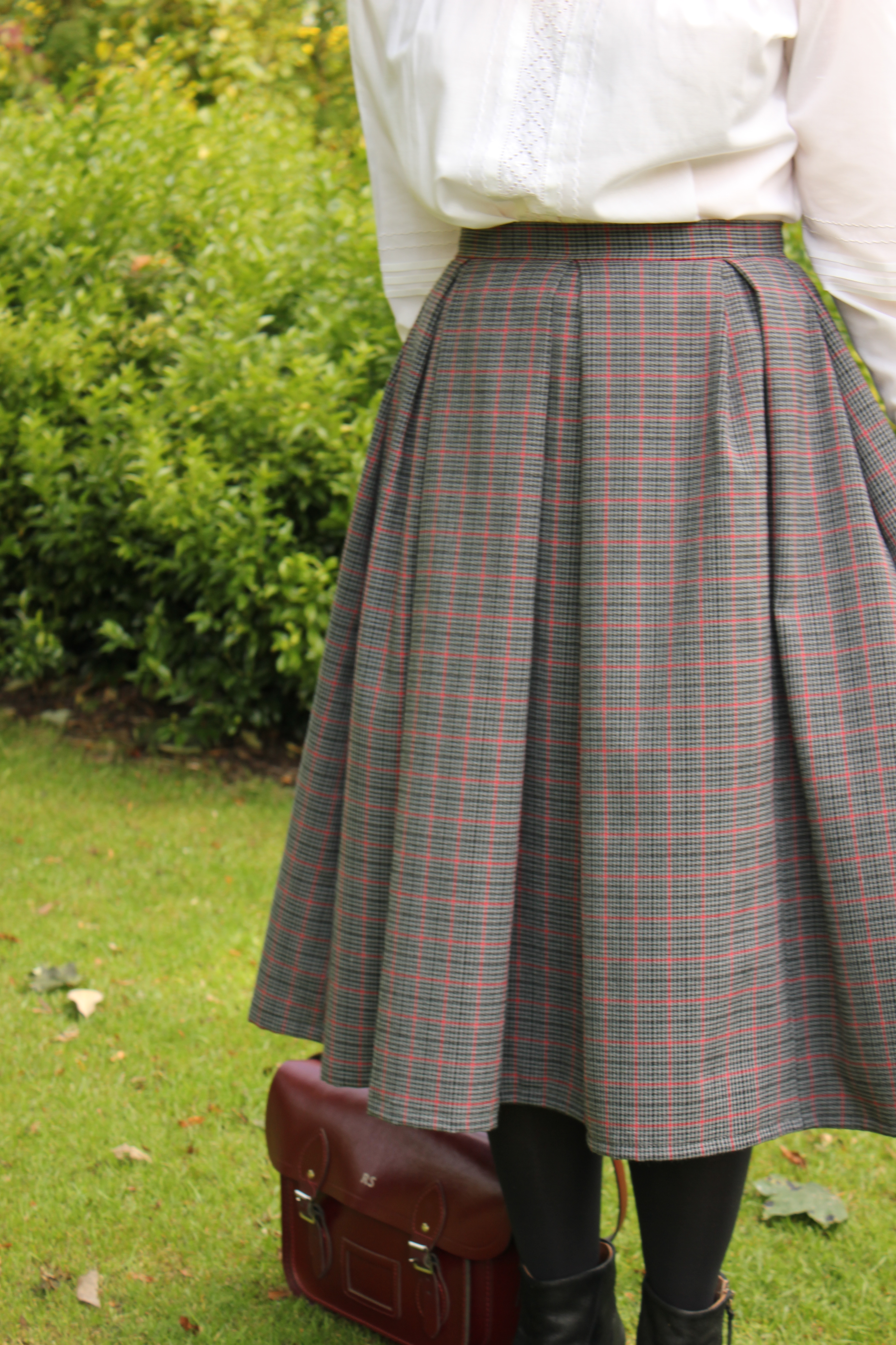 Handmade tweed skirt